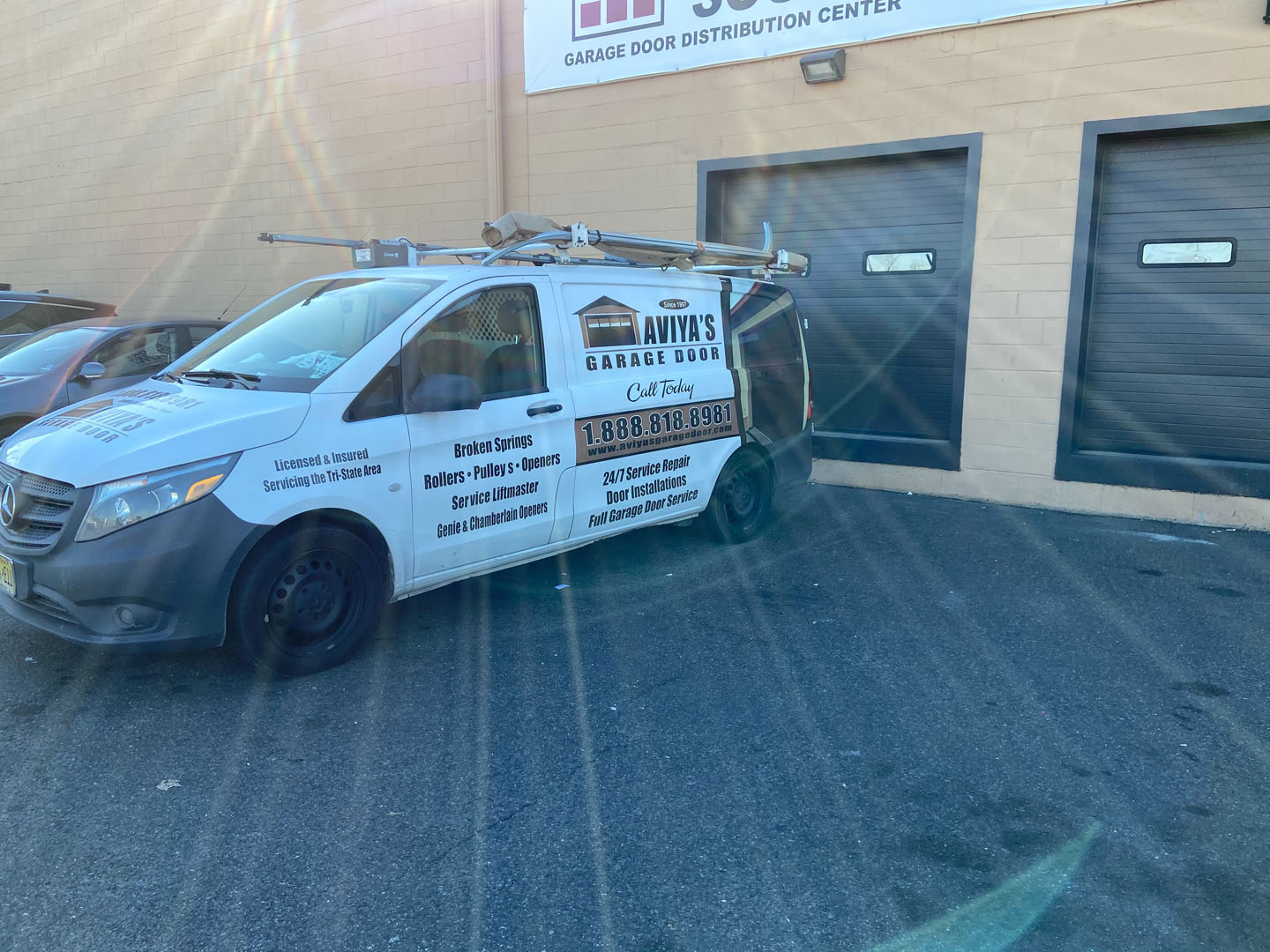 Aviya's Garage Door truck